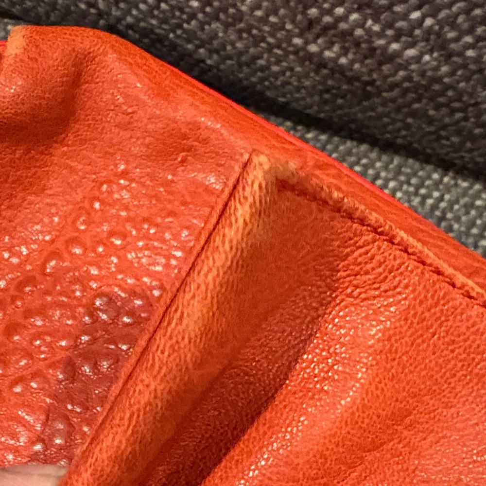 Fendi Mia Flap Shoulder Bag- Red Leather - Picture 15 of 16